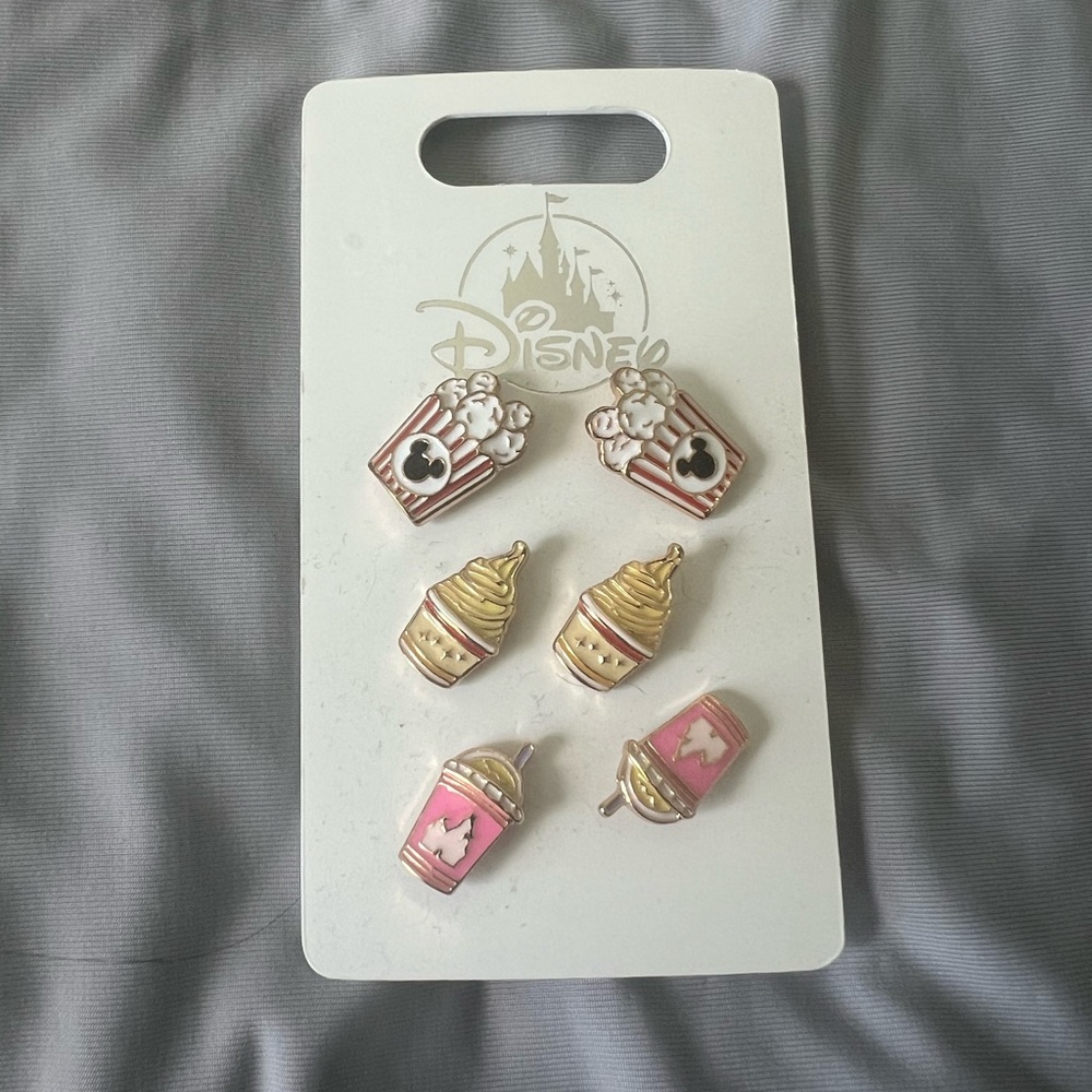 Disney Parks Snack Theme Stud Earrings